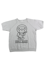 Bape Milo Simple Soldier Tee Grey