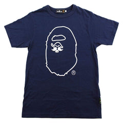 Bape Mr. Bathing ApeBig Ape Logo Tee Navy