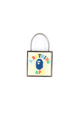 Cadenas Bape multicolore avec logo universitaire