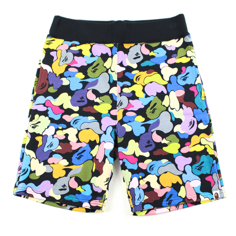 Short Bape noir Multi Camo