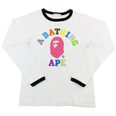 Bape Multicolor Letters College Logo LS