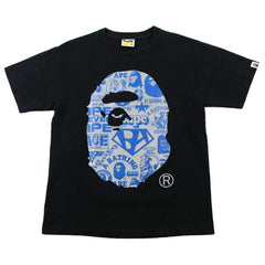 T-shirt Bape Multi Logos Big Ape Noir