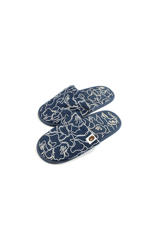 Chaussons Bape bleu marine
