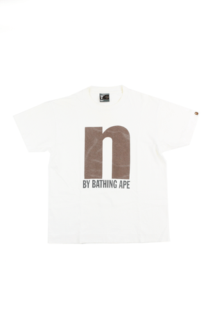 T-shirt Bape Nowhere Nigo N Blanc