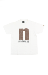 T-shirt Bape Nowhere Nigo N Blanc