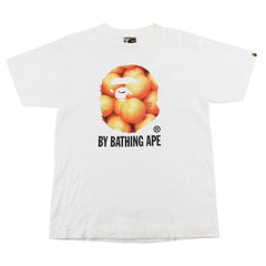 T-shirt Bape Oranges Big Ape avec logo blanc