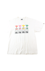 Bape Paint Graphic Tee White
