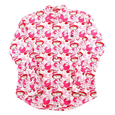 T-shirt camouflage rose Bape Baby Milo