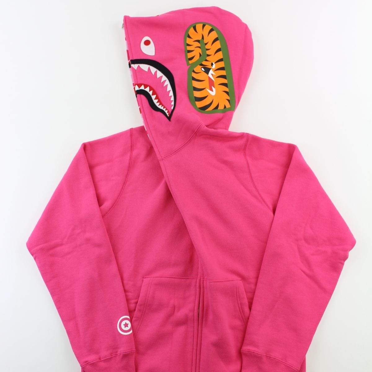 Bape Pink Camo Baby Milo Shark Full Zip Hoodie – SARUGENERAL