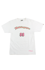 T-shirt Bape rose et vert 88 blanc