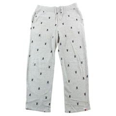 Pantalon Bape Pirate Store Ape Crossbones Monogram Gris