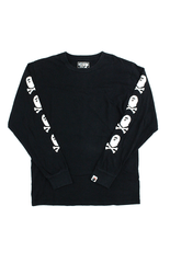 Bape Pirate Store Cross Bones LS Noir