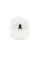 Casquette Bape Pirate Store Crossbones blanche