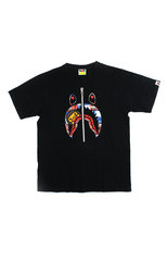 T-shirt Bape Plaid Shark Face Baby Milo noir