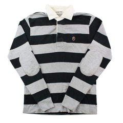 Maillot de rugby Bape Point Head Stripe gris