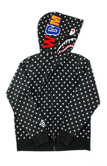 Bape Polkadot Shark Sweat à capuche Noir