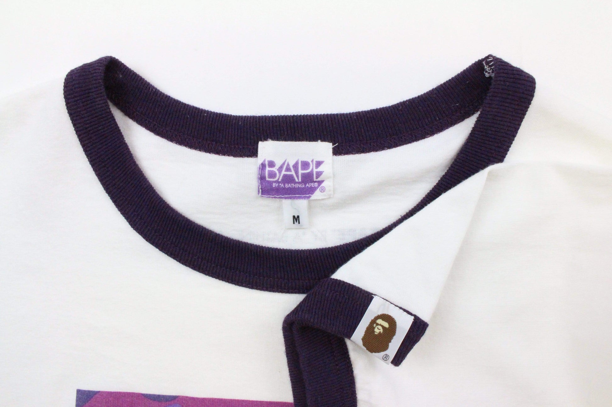 Bape Purple Camo Box Tee White - SaruGeneral