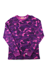 Bape Purple Camo LS