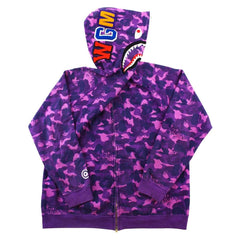 Bape Purple Flame Camo Shark