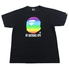 T-shirt Bape Rainbow Big Ape avec logo noir