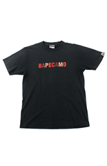 T-shirt Bape Red Camo noir