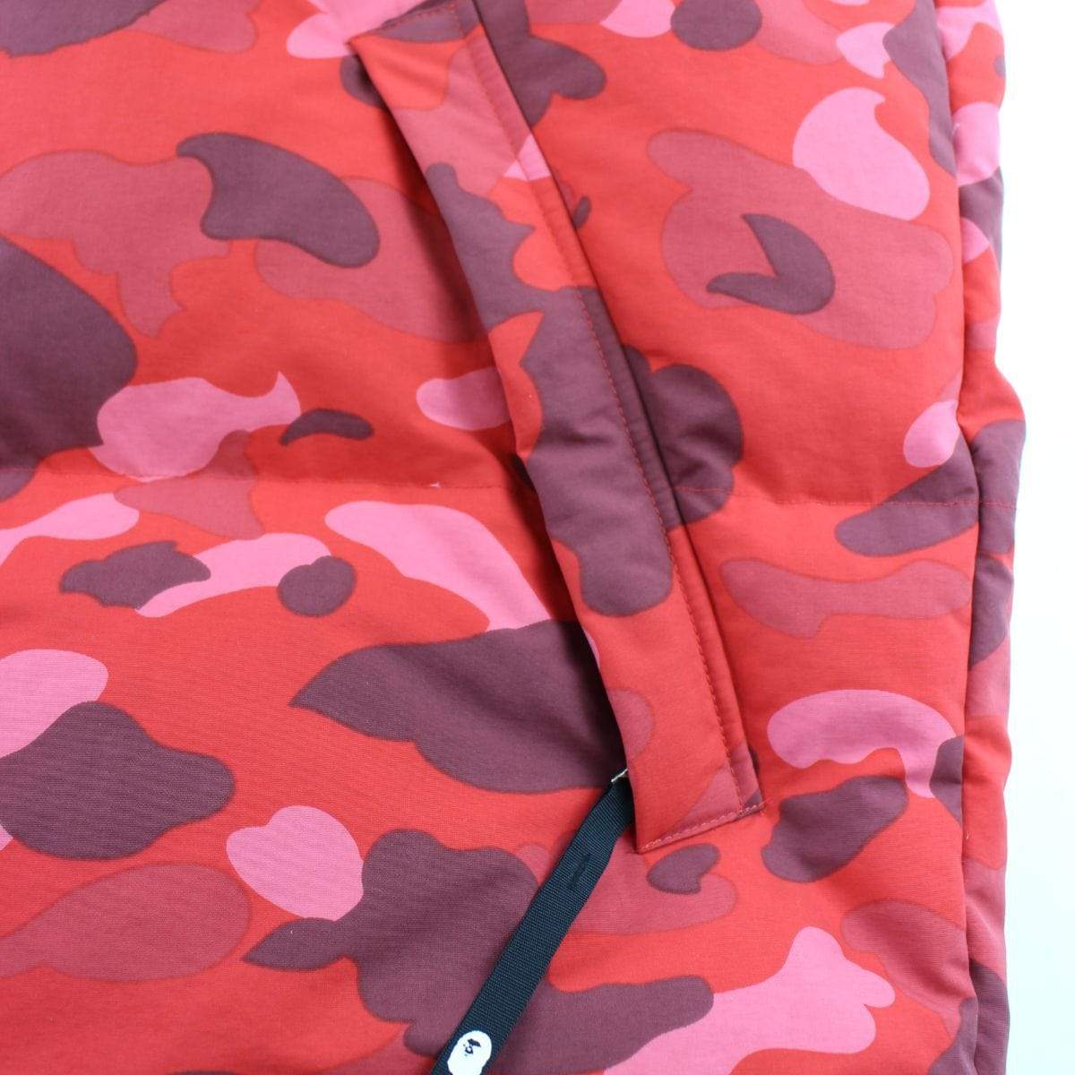 Bape Red Camo Reversible Puffer Jacket - SaruGeneral