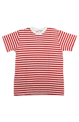 Bape Red Stripe Tee White