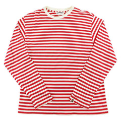 Bape Rouge Blanc Rayé LS