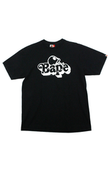 T-shirt Bape Skeleton Milo avec logo texte noir