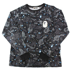 Bape Space Camo Big Ape Logo LS