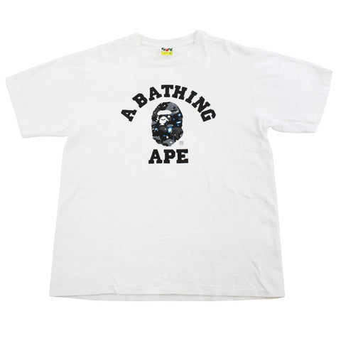 T-shirt Bape Space Camo College avec logo blanc