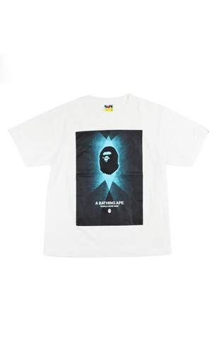 T-shirt Bape Space Spotlight avec logo singe noir