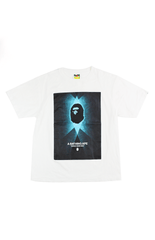 T-shirt Bape Space Spotlight avec logo singe noir