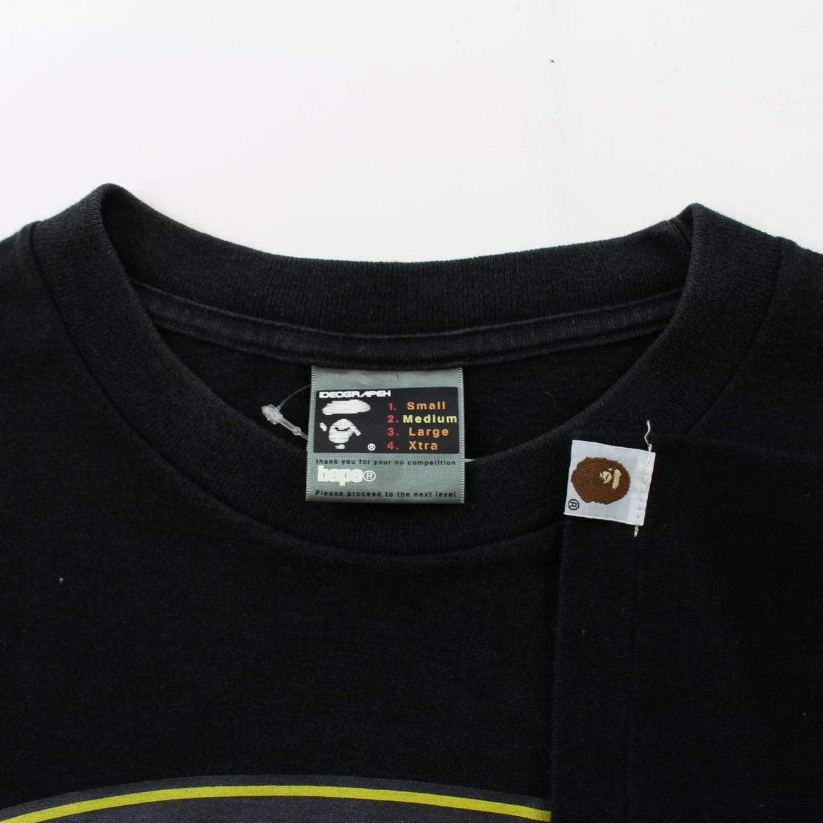Bape Taking The Galexy Tee Black - SaruGeneral
