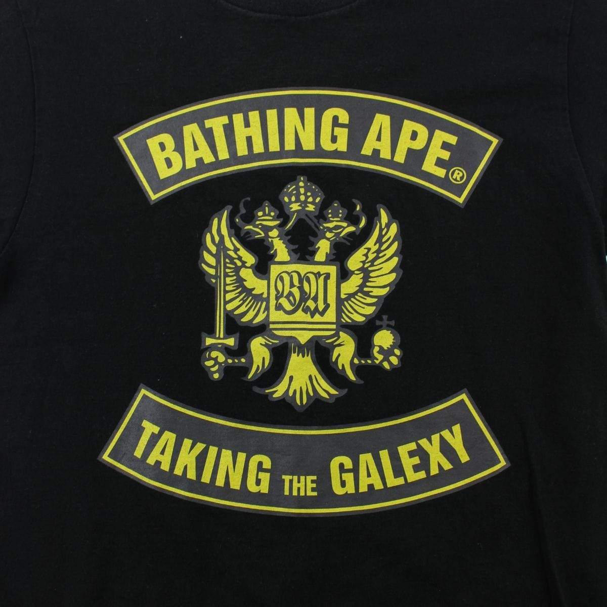 Bape Taking The Galexy Tee Black - SaruGeneral