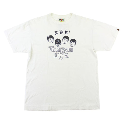 T-shirt Bape Teriyaki pour garçon, blanc