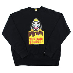 Bape Teriyaki Source Cow Figure Crewneck Black
