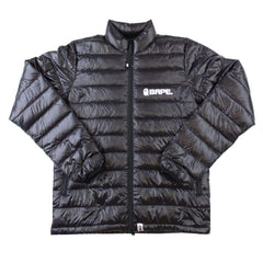 Doudoune à logo Bape noire