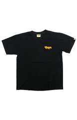 T-shirt Bape Text Milo imprimé au dos, noir