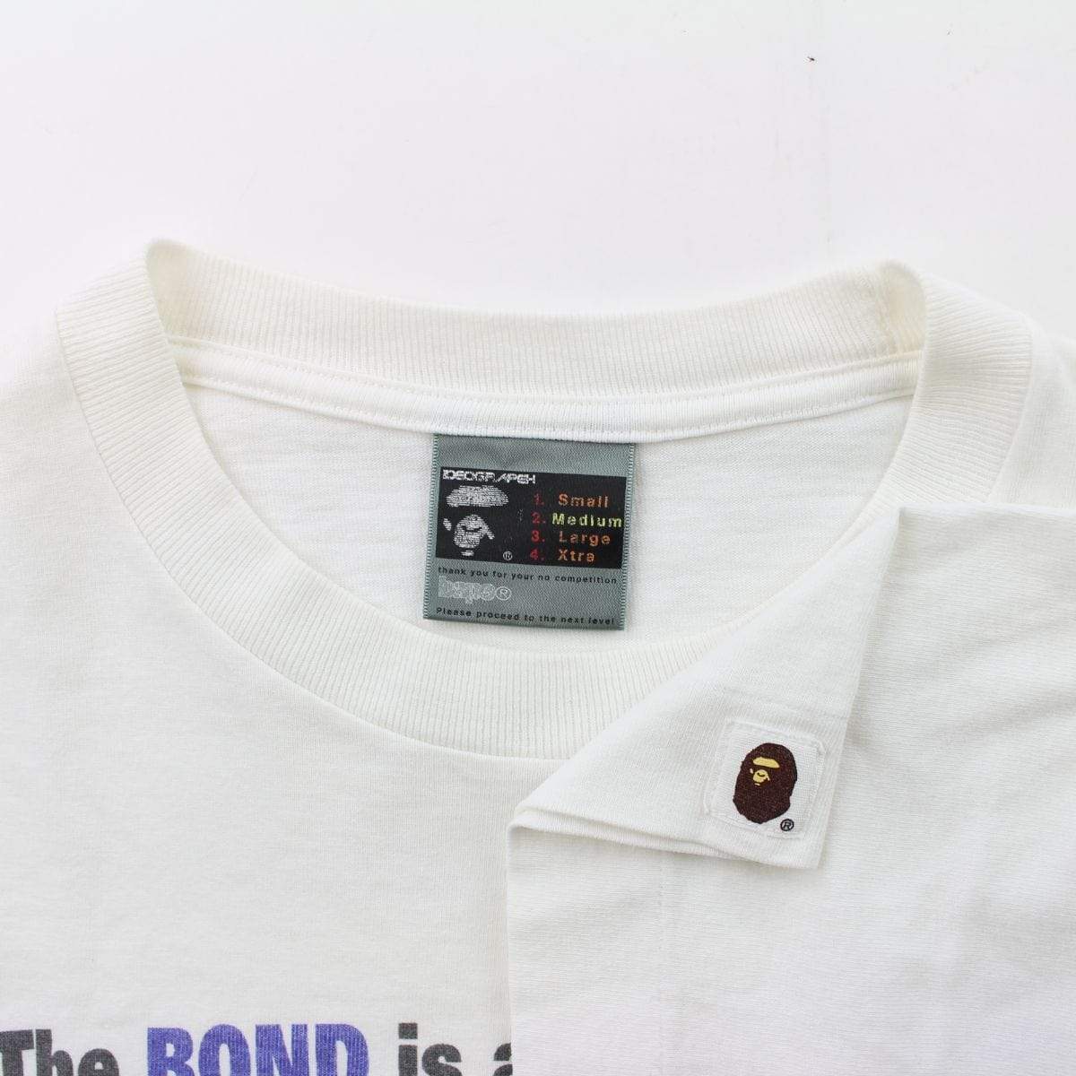 Bape The Bond Cat Camouflage Tee White - SaruGeneral