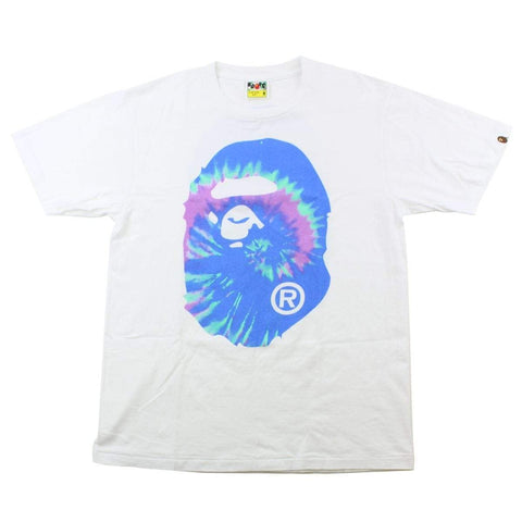 T-shirt Bape Tie Dye Big Ape avec logo blanc