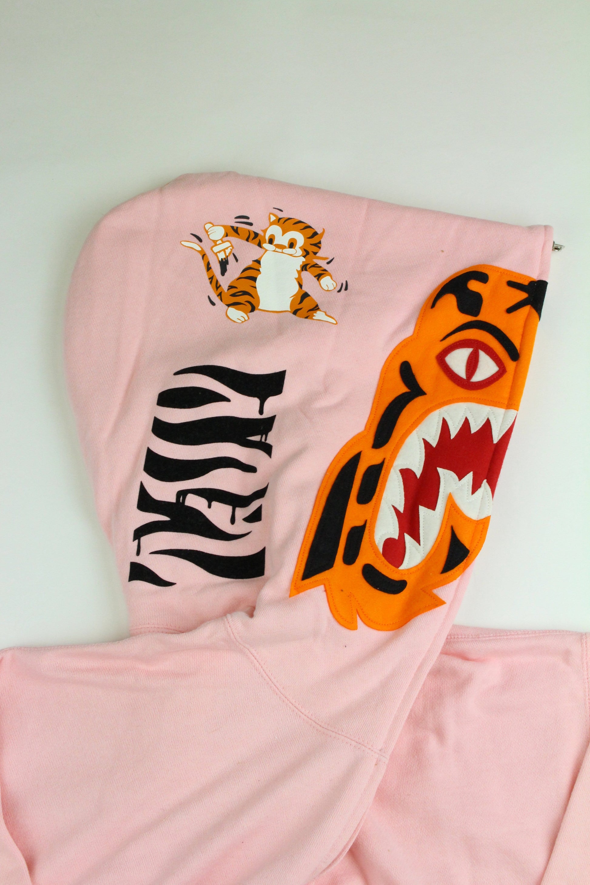 Bape Tiger Hoodie Pink - SaruGeneral