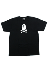 T-shirt Bape White Ape Crossbones noir