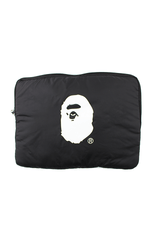 Bape White Big Ape Logo Laptop Case Black