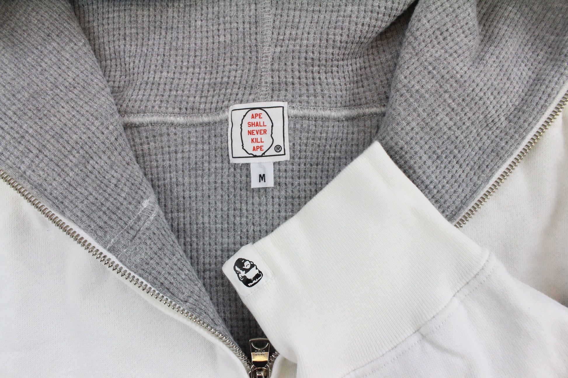 Bape 2ND GEN White PONR Shark Hoodie 2005 - SaruGeneral