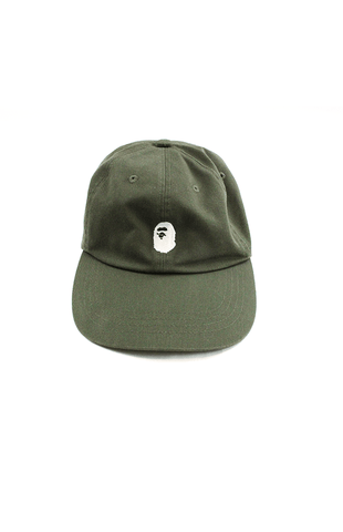 Casquette Bape Point Head Logo Olive