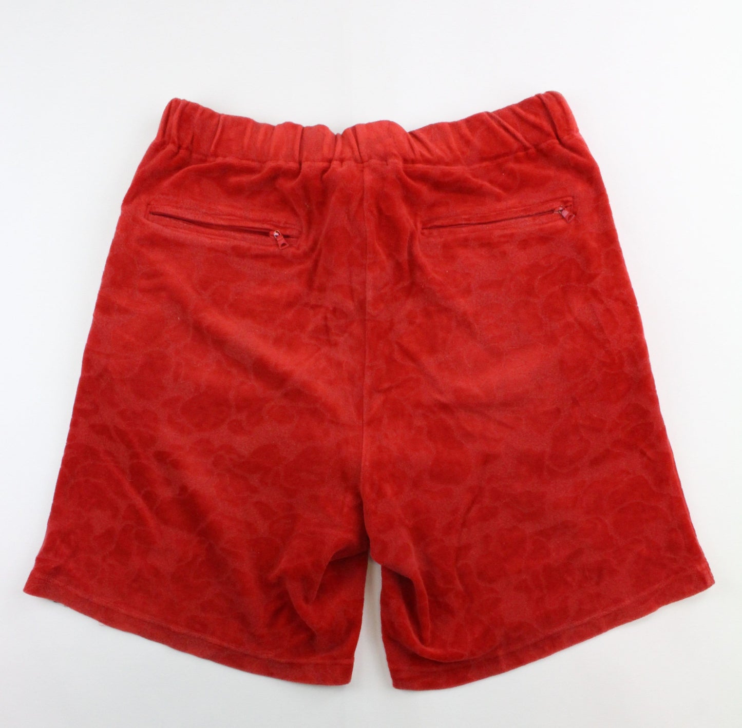 Bapexclusive red hidden camo shorts - SaruGeneral