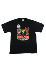 T-shirt Bape x Biohazard Zombie noir