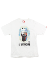T-shirt Big Ape Bape x Coca Cola blanc