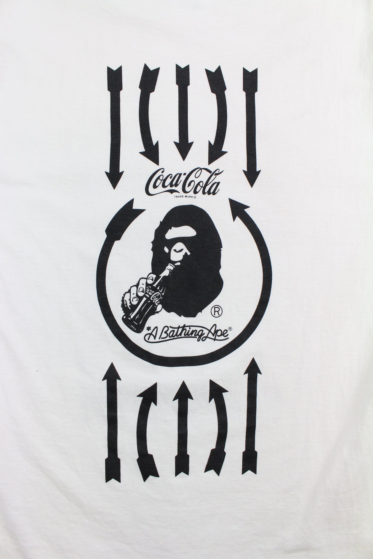 Bape x Coca Cola Big Ape Tee White - SaruGeneral